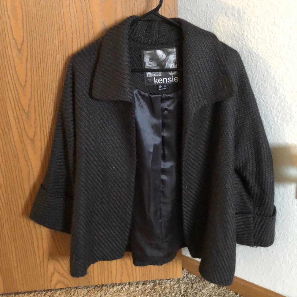 Cardigan jacket-pretty thick. Worn a few times
